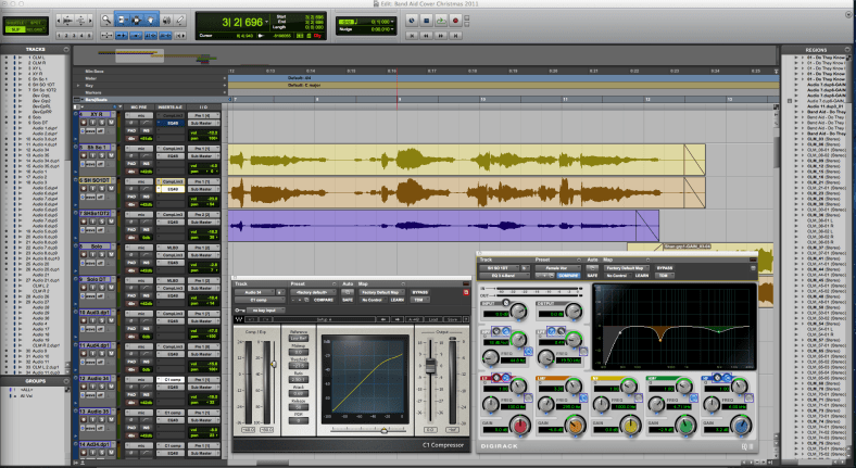 Double tracking eq compression